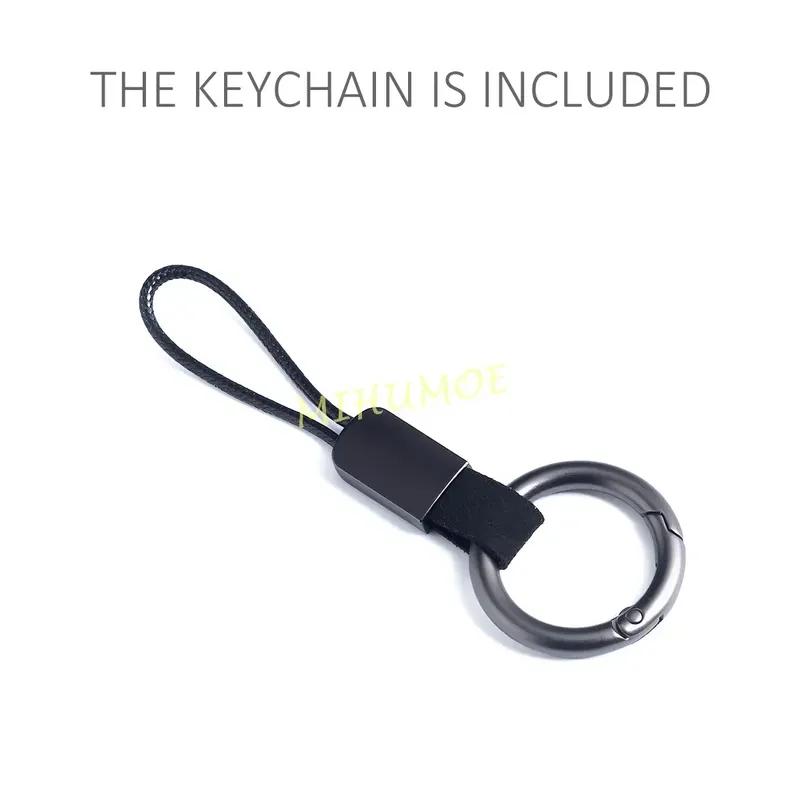 For Cadillac DTS STS CTS SRX XTS ATS Escalade Chevrolet Corvette Black Transparent Car Remote Key Case Cover Keychain Protector