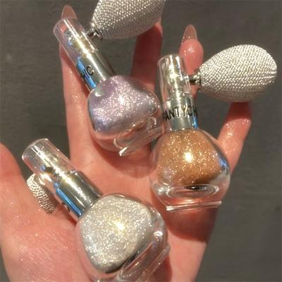 Highlighter Spray Powder Long Lasting Glitter Shimmer Flash Waterproof Non Smudge For All Skin Tones Shiny Illuminator For Face & Body