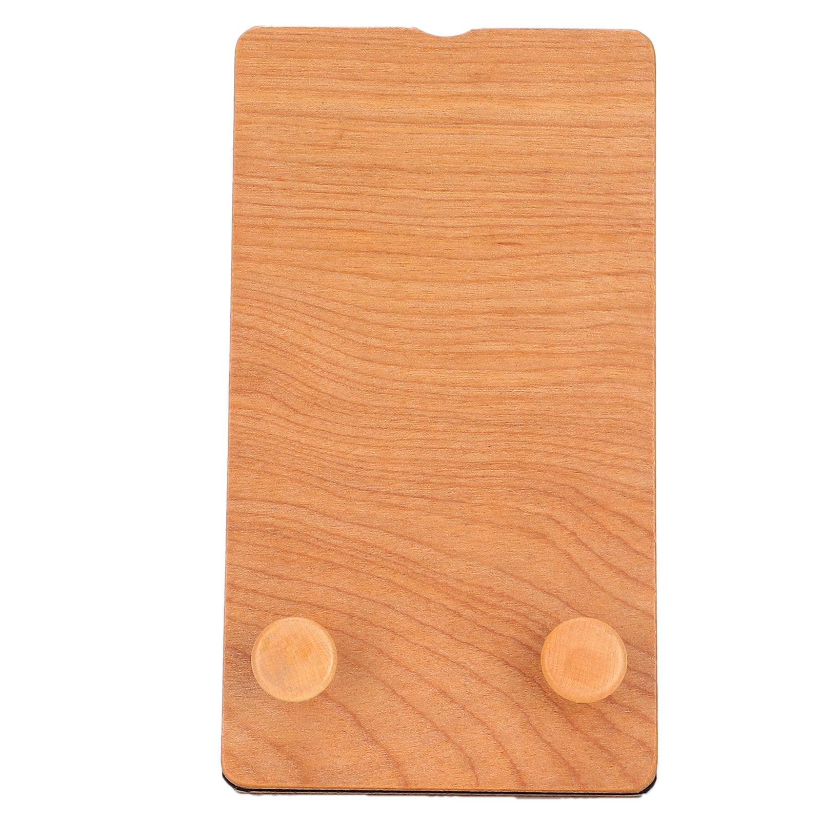 

Підставка для мобільного телефону з масиву дерева Багатофункціональна складана підставка для iPad, телефону, планшета Світлий колір, текстура дерева