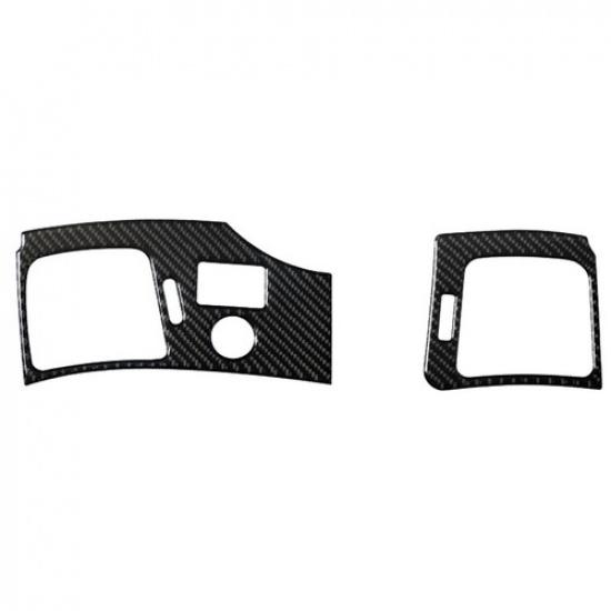 ABS Carbon Fiber Interior Air Vent Outlet Panel Cover For Cadillac CTS 2008-2013