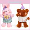 Teddy Bear Rabbit Plush Toy With Short Plush Material For Kids Birthday Gift Party Decor