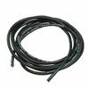 Eagle Model Silicon Silver cord/14G Gauge (black 180cm) 3459-BK