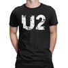 Men U2 Band T Shirt  100% Cotton Clothes Crazy Short Sleeve Crew Neck Tees Unique T-Shirts