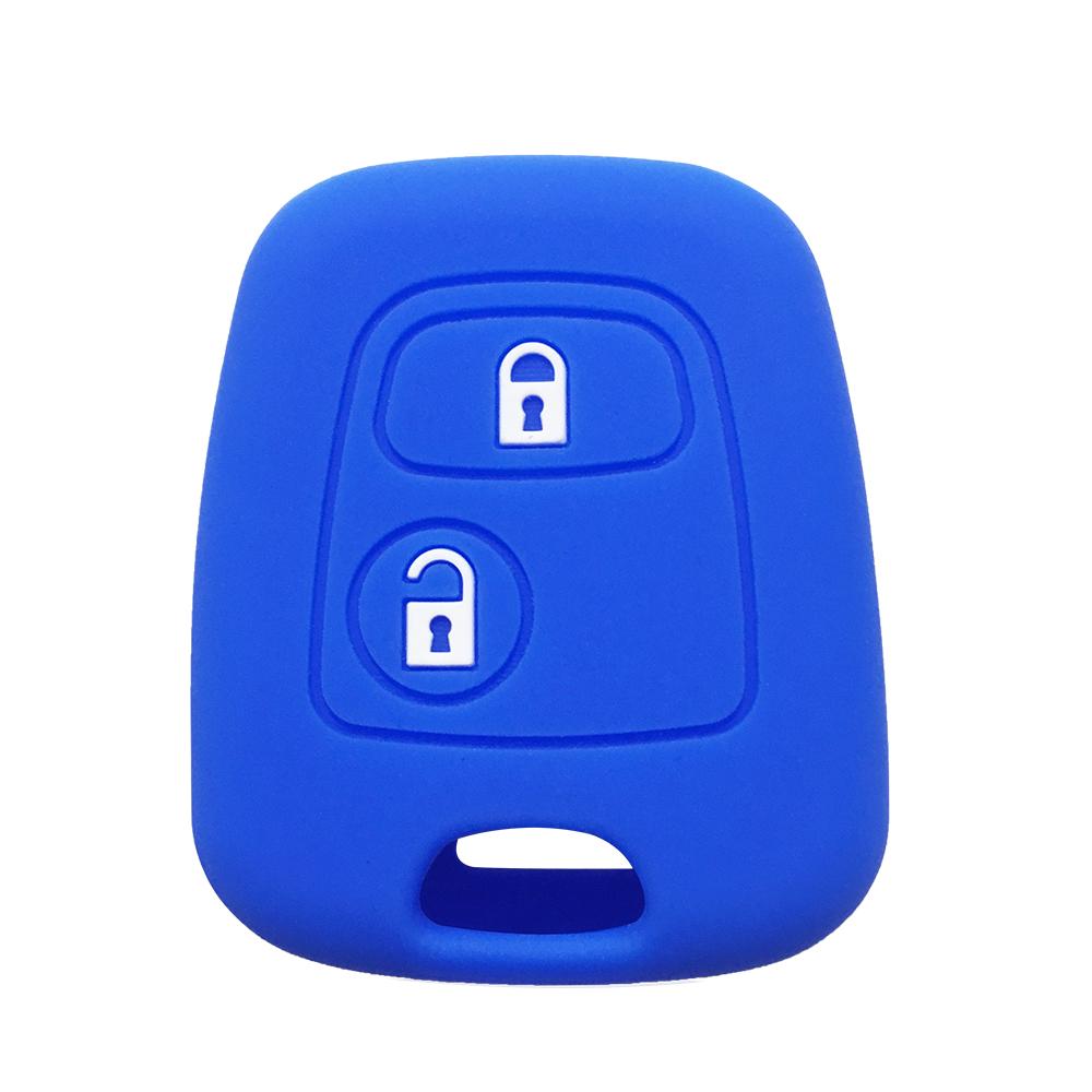Key Cover Case for Citroen C1 C2 C3 C4 Saxo Xsara Picasso Key Cap for Peugeot 107 206 207 306 307 407 Key Case for Toyota Aygo