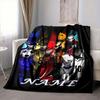 Custom 1pc Anime Characters Unite Blanket, Soft And Comfortable Blanket, Casual Warm, Camping Travel Blanket, Birthday Gift Q9137