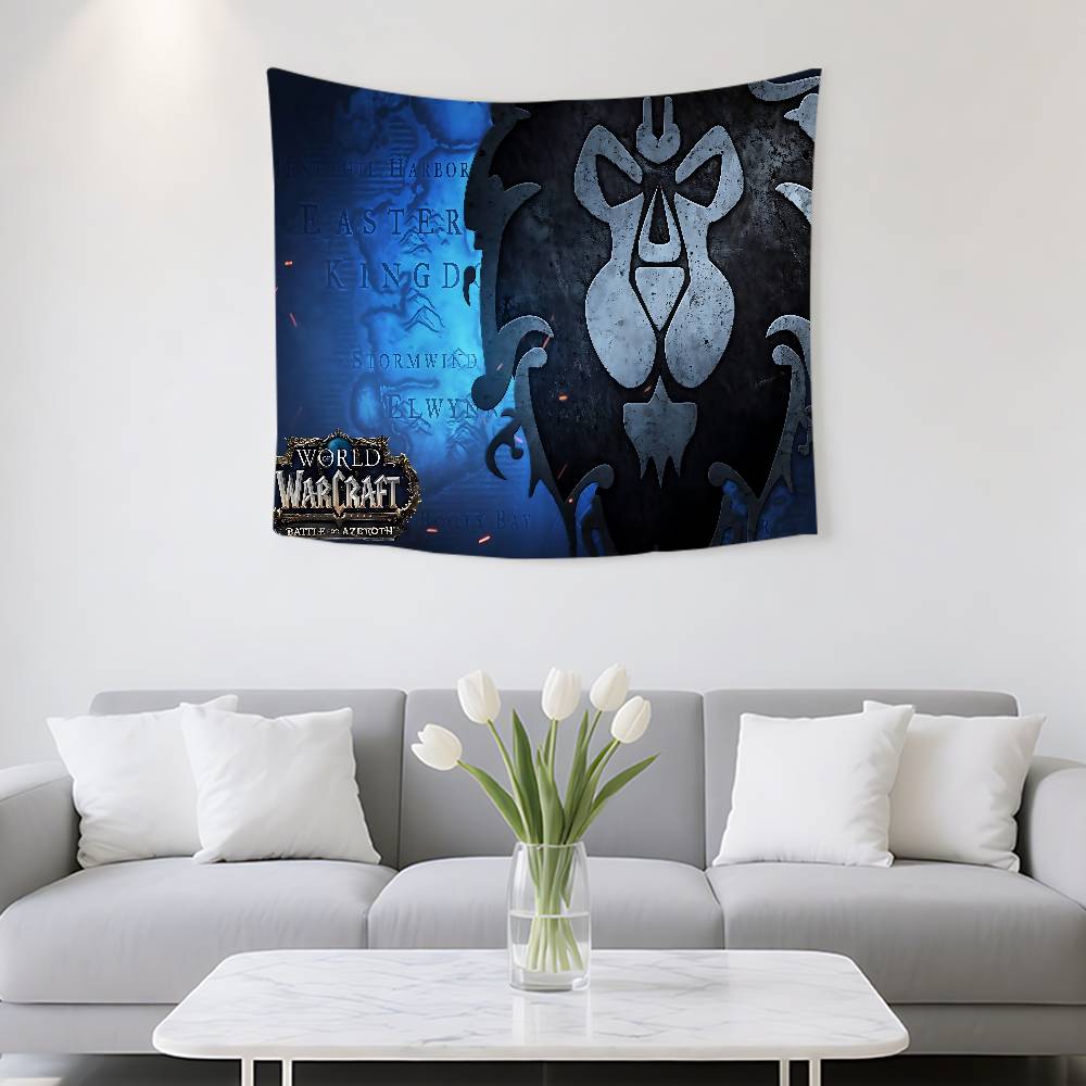 WWorld Of WWarcraft Tapestry Customizable Tapestries Of Various Styleswall Hangings Celebrity Photo Printingwall Hangings