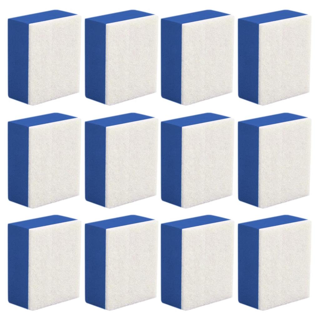 Set of Scale and Oil Remover Sponges for Car Car Window Water and Polishing 12-Piece Wash, Coating, Glass, Spots,