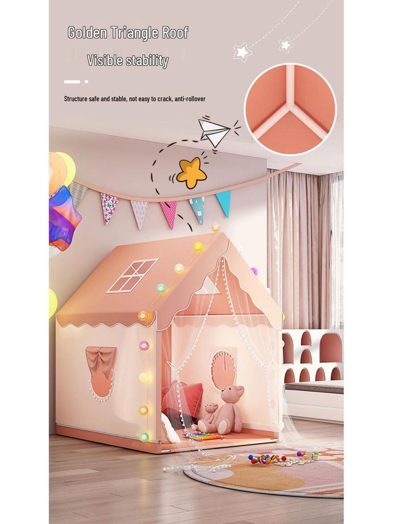 Kids' Indoor Princess Castle Tent Toy - Dream Playhouse for Girls & Boys