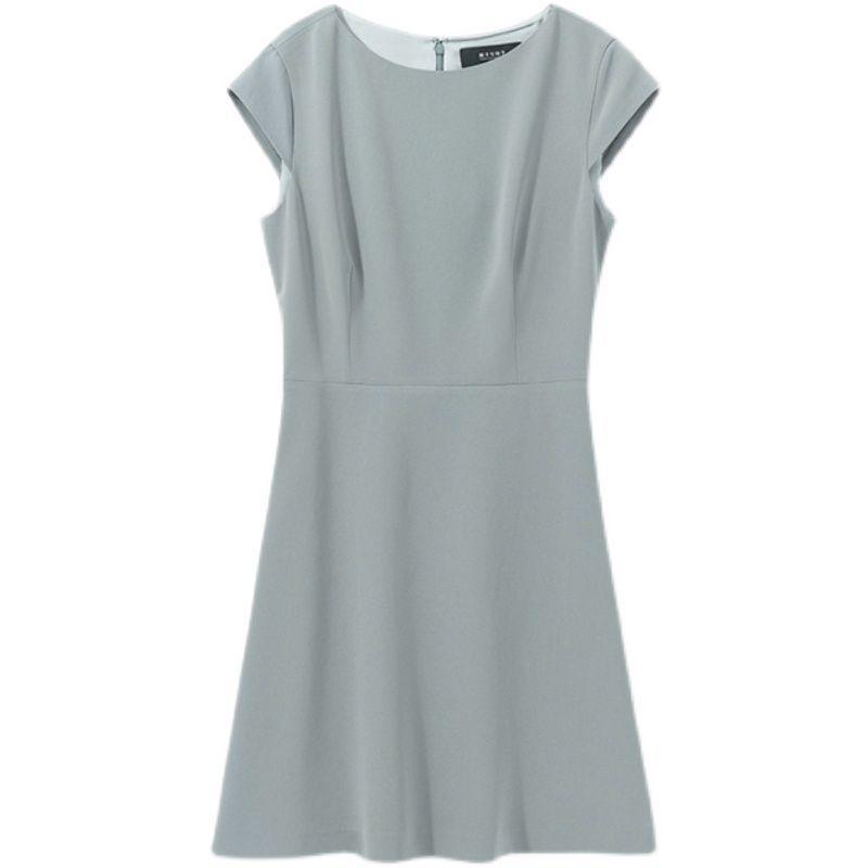 French-Inspired Slimming Chiffon Dress - Waist-Cinching Hepburn Style for Summer 2026