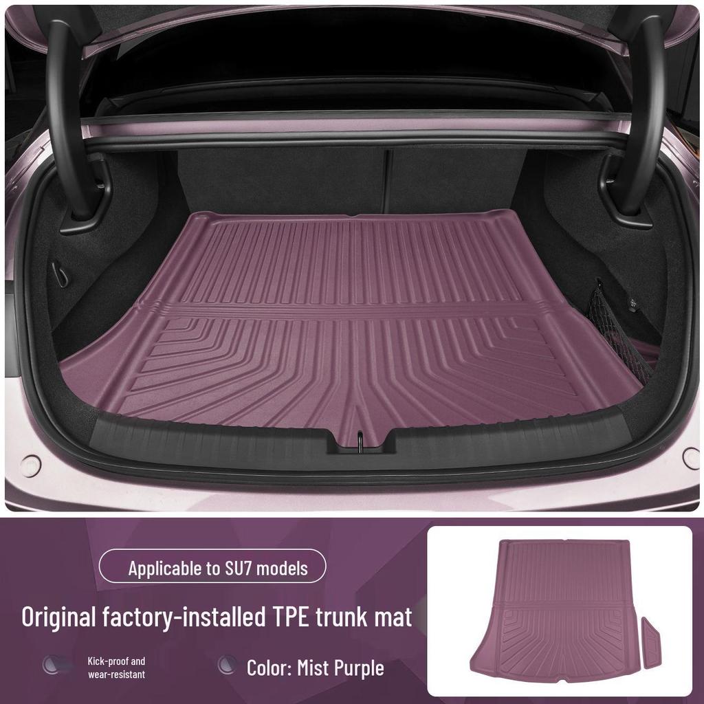 Xiaomi SU7 TPE Protective Trunk and Backrest Mat, Interior Car Accessory