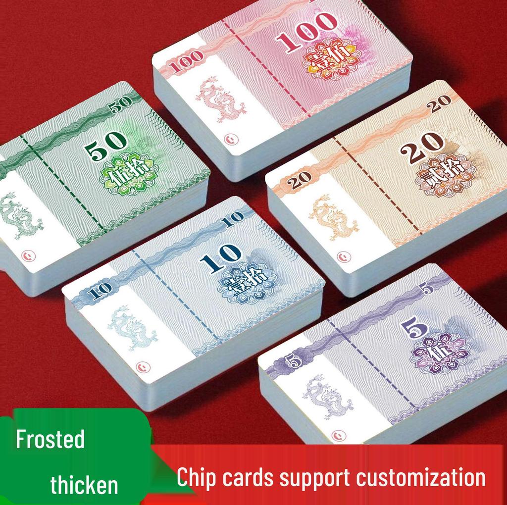 Frosted Mahjong Cards: Durable, Waterproof, Wear-Resistant Tokens for Card Rooms