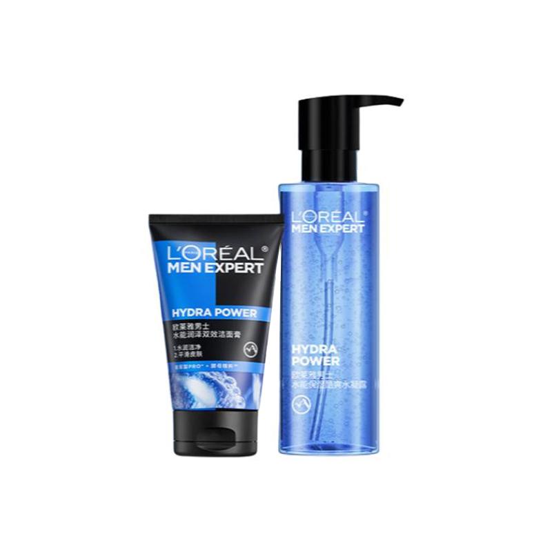 Loreal Paris Water Moisturizing Cleansing and Skin Care Set - Two-piece set Water Moisturizing Double Effect Cleansing Balm 100ml Water Moisturizing