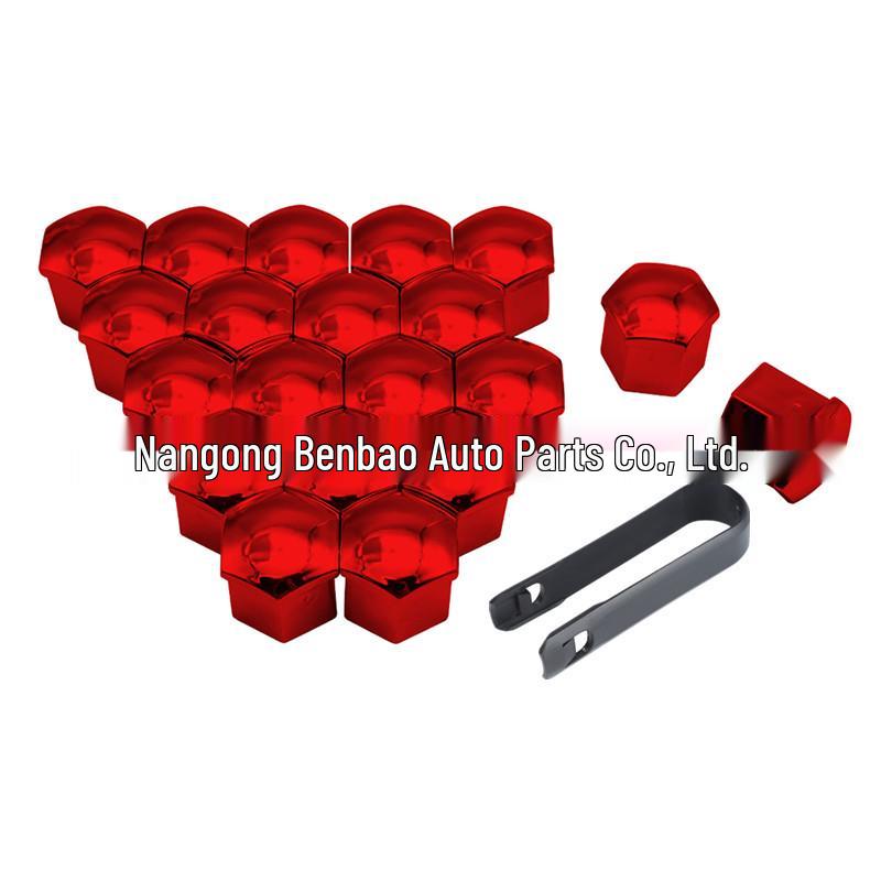 Universal Car Wheel Nut Protection Covers - 17mm, 19mm, 21mm