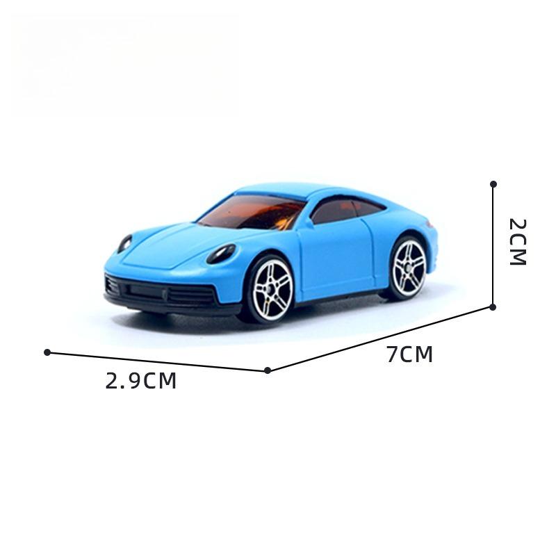 1/64 Mini Scooter Model Set Toy Car Simulation Alloy Boy Can Open The Door Toy Car Cross-border Wholesale
