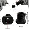 Adaptador para Amoladora Angular Rosca M10 M14 Accesorio Eje de Husillo de Amoladora Conversión Conector Macho a Hembra Varilla Herramienta Eléctrica