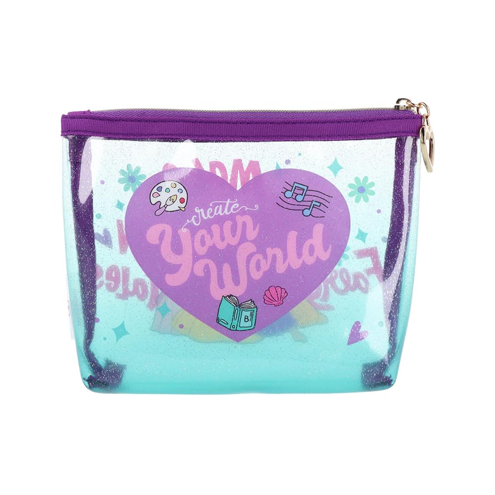 Stationery Disney Pouch Clear Pouch Colorful Fairy Tales Disney Princess Collection S2336022 Sun-Star