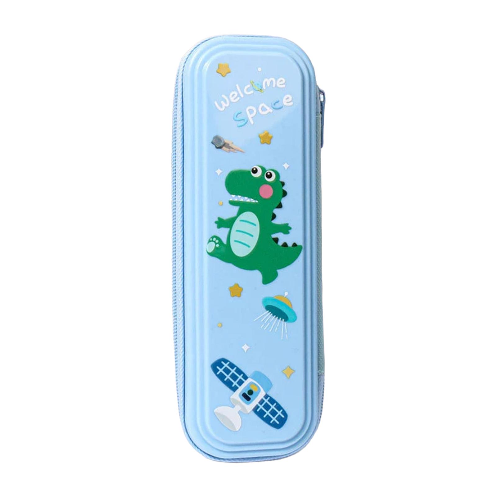 

Cartoon 3D Pencil Case for Kids Durable Drop Resistant School Supplies Box with Compartments for Elementary Students