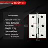 304 Stainless Steel Mini Hinges: 1-4 Inch Options for Cabinets & Wooden Boxes