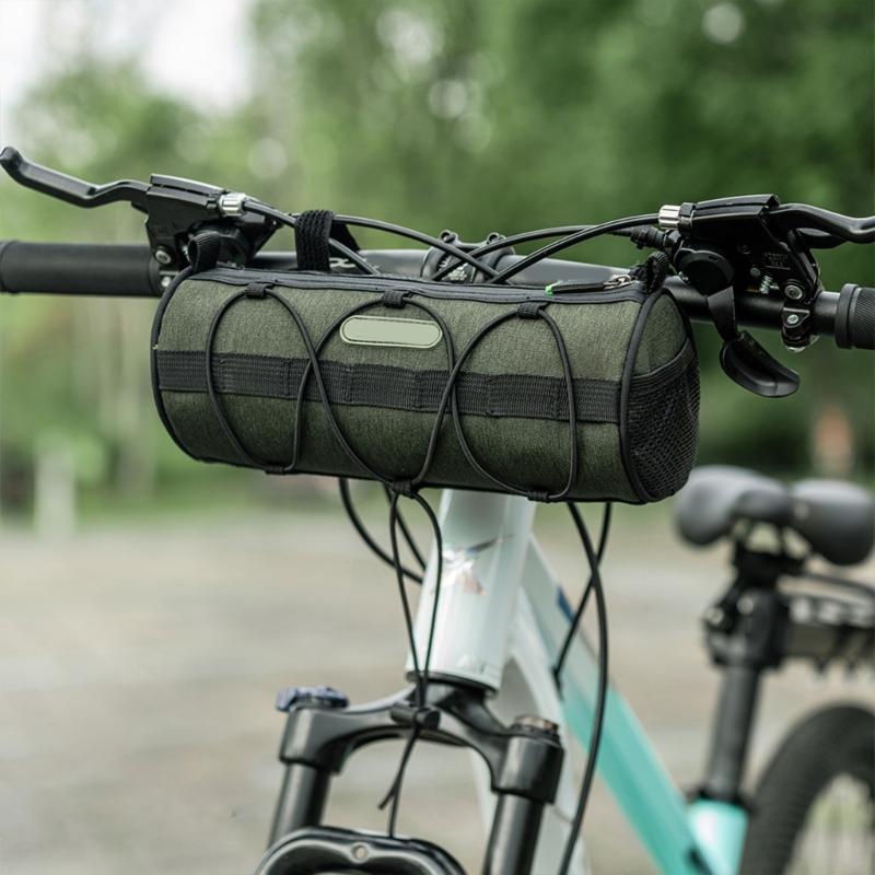 Large Capacity Bicycles Handlebars Pouches Militaries Light weight Bike Bag for Easy Installation