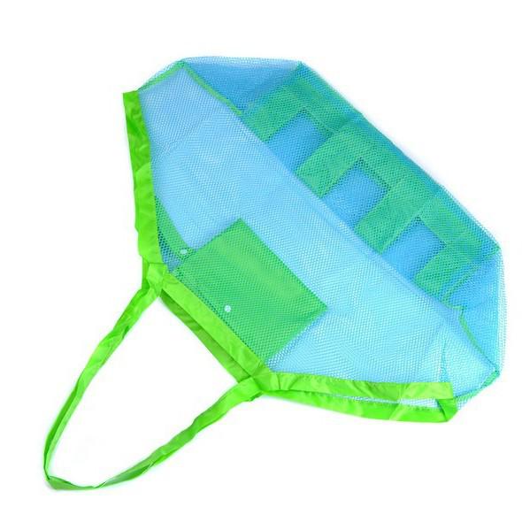 Large Folding Beach Bag: Toiletry, Clothing, Towel & Toy Storage
