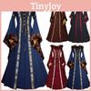Women's Vintage Gothic Medieval Dress Costume Retro Hooded Victorian Renaissance Dress