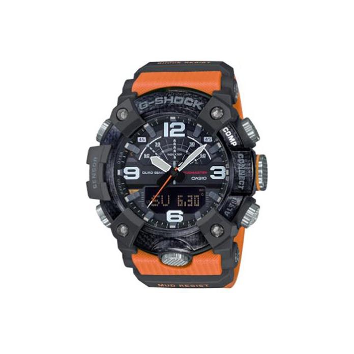CASIO Мужские Часы Серия MASTER OF G-LAND 55,4 мм Черные GG-B100-1A9PR GG-B100-1A9PR Black Orange