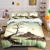 "Landscape Art Poster Set" Soft Comfortable Duvet Cover Bedding Set Included 1*Duvet Cover & 2*Pillowcases Gift
