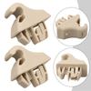 Clip Sun Visor Retainer Anti-corrosion Gray Practical Replacement Installation MR779704/MR779705 1 Pair Hot New