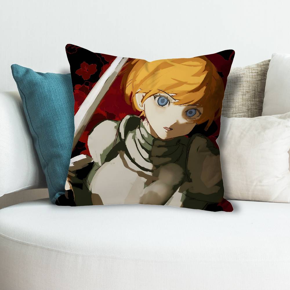 Game FFear And HHunger Anime Celebrity Merchandise AllMatch Printed Pillow Case Sofa Car Office Room Decoration Protector