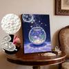 DIY Fish Pearl Art Painting for Home Wall Decor Pearl Gem Paintings Picture Arts Craft  for Adults/Beginners Gift Idea Home Decor Without Frame