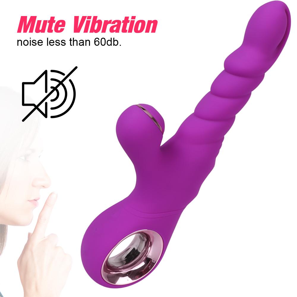 7 Režimů 3 Rychlosti Automatické Protahování Hřátí Velký Sací Vibrátor Sexuální Hračky pro Ženy Stimulátor Klitorisu Vaginální Stimulátor