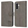 For Samsung Galaxy A17 5G/A26 5G Case Happy Cat Pattern Imprinted Leather Wallet Phone Cover