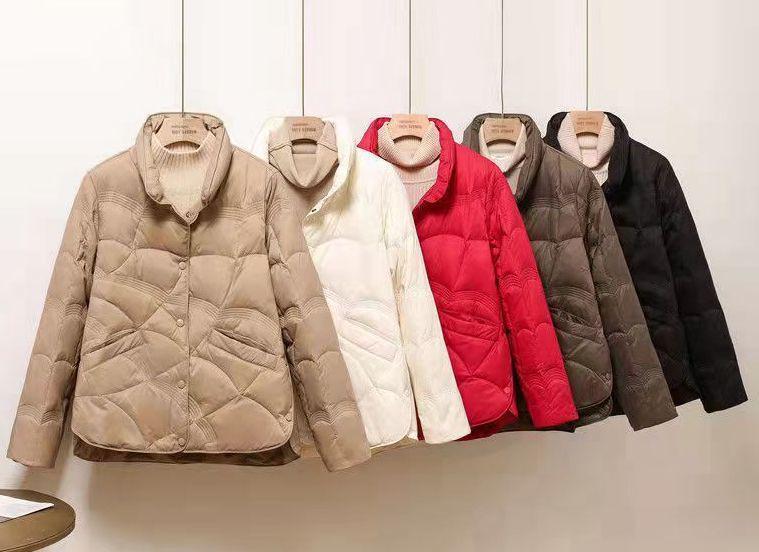 Chice leichte Daunenjacke für Damen - Trendiger Herbst/Winter Stehkragen Bestseller