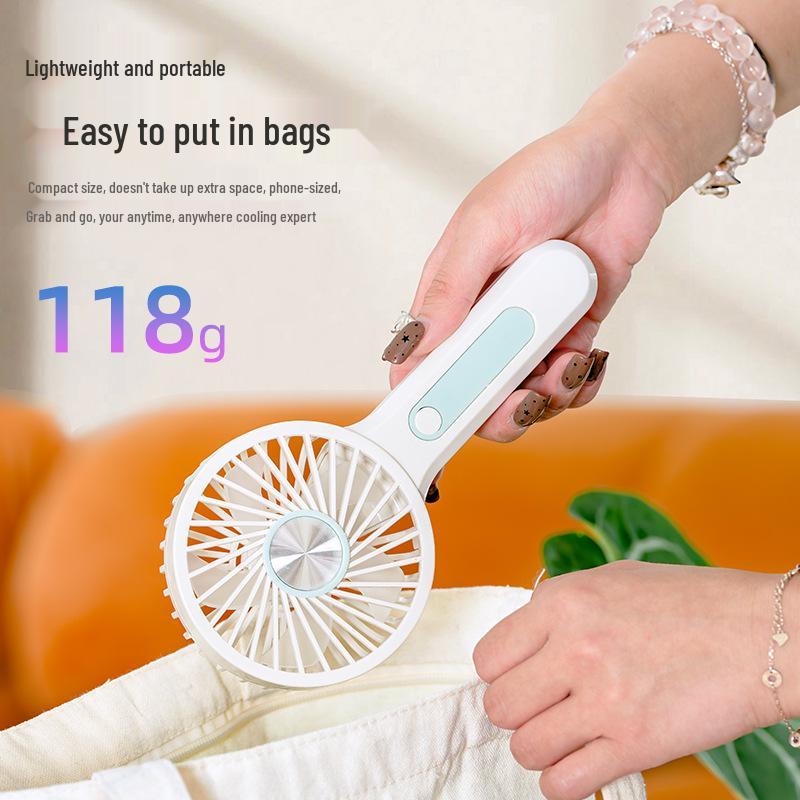 Rechargeable Mini Handheld & Desktop Fan - Perfect Portable Summer Gift