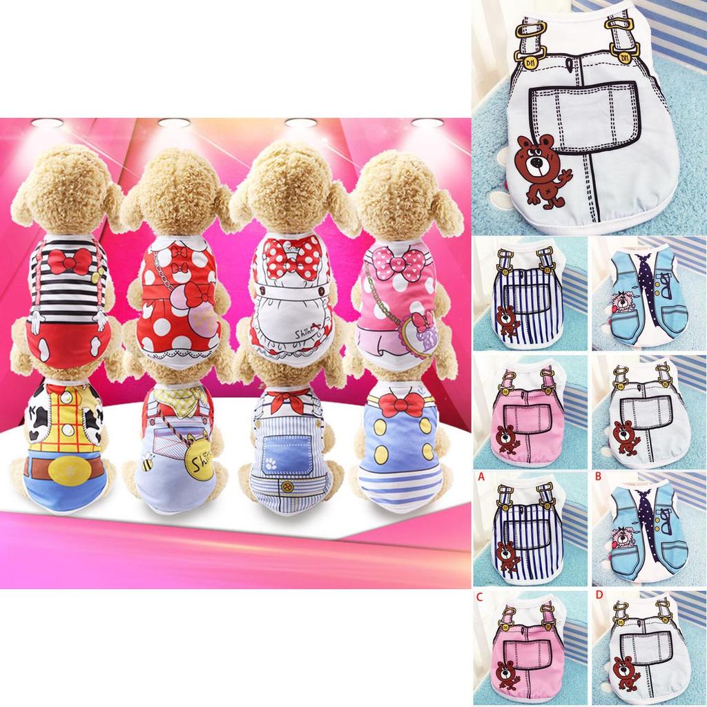 2018 Various Cute Summer Pet Puppy Small Dogs Cats Clothes Vest T-shirt Apparel For Your Adorable Fur Baby