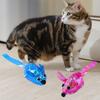 Yousheng Kitten Toy Colored Mice Shape Stress Relief Playing Toy with Catnip Cat Interactive Toy Pet