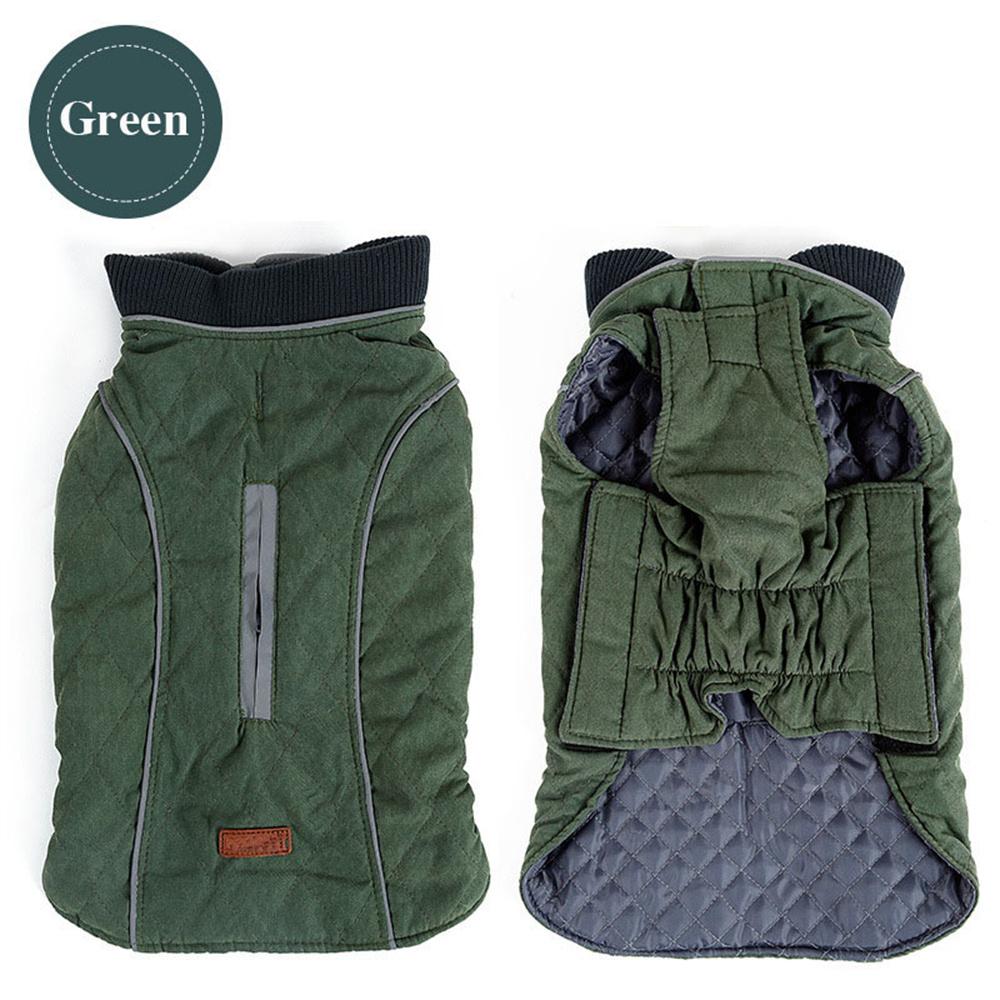 Winter Big Dog Coat Clothes Warm Reflective Pet Vest Jacket for Small Medium Large Dogs Bull Terrier Weimaraner Disfraz Perro