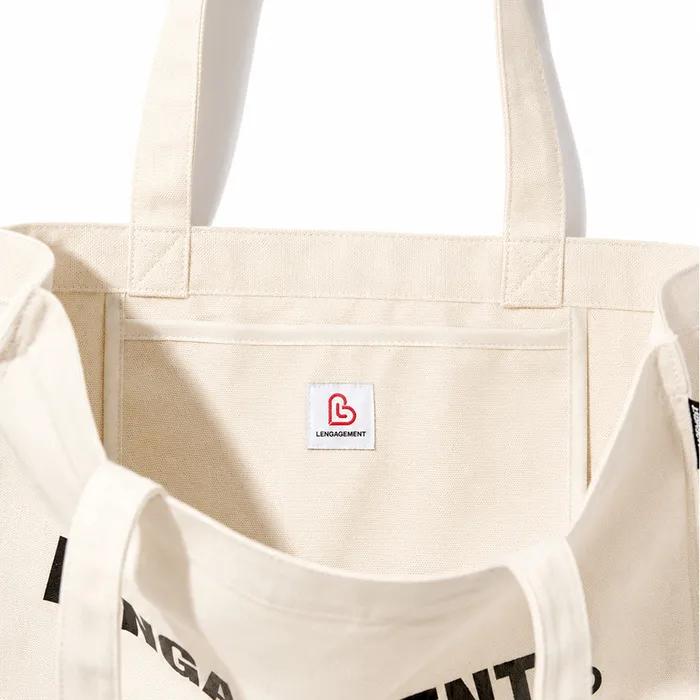 Story Logo Canvas Shopper Bag [Ivory]