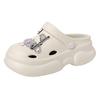 Cute doll hole shoes women's summer new wear beach niche design bag head drag