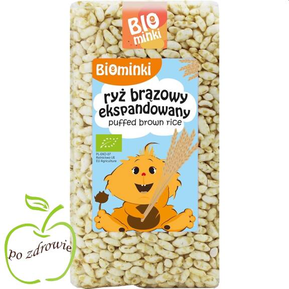 Bio aufgepuffter brauner Reis Biominki 0,075 kg