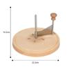 Cheese Cutting Device Having Secure Base And Protective Cover For Creating Attractive Decorative Cheese Designs