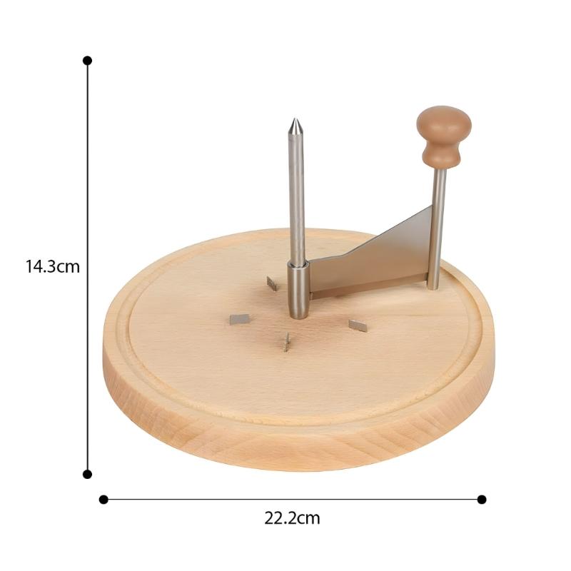 Cheese Cutting Device Having Secure Base And Protective Cover For Creating Attractive Decorative Cheese Designs