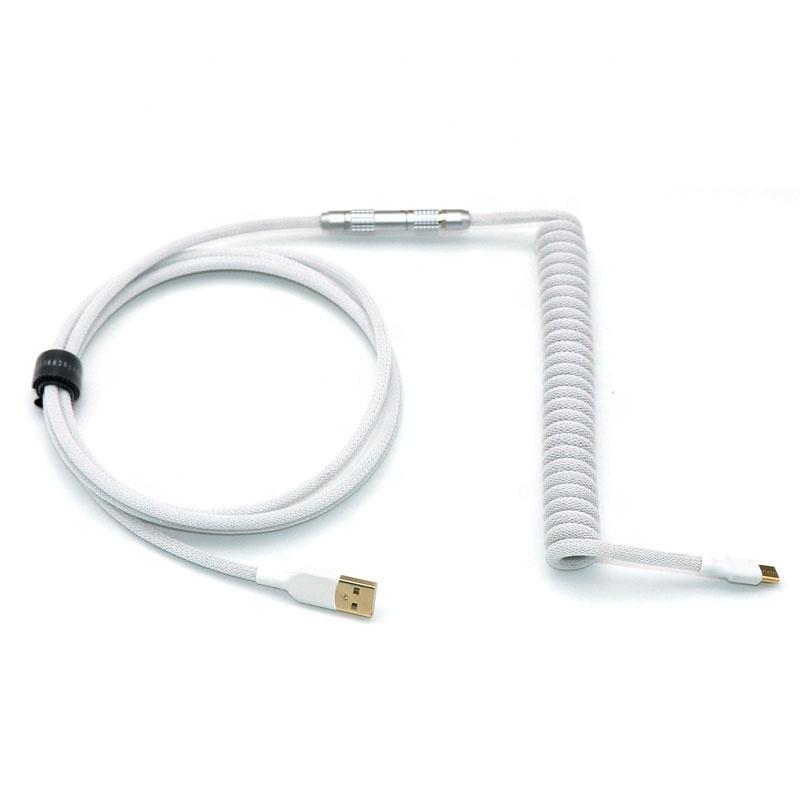 Angitu Premium Customized Mechanical Keyboard Data Cable USB Type C Aviator Cable With 0B/CY8/GX16 Colored Connector