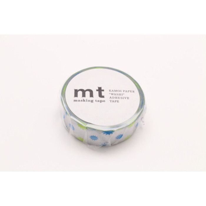 Masking tape - MT - Motif soleils argent - Adhésif repositionnable - Papier washi - Mixte
