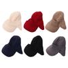 Windproof Baseball Knitted Cap Warm Knitted Peaked Hat Ear Protector Cap  Protective Ear