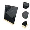 120 Holes Acrylic Earrings Holder Ear Ring Storage with Stable Wood Base Studs Displaying