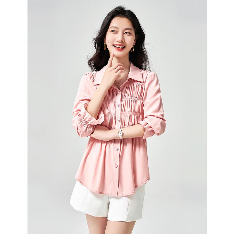 ORIGIN Women s Printed Ruffle Sleeve Cardigan Blouse XL