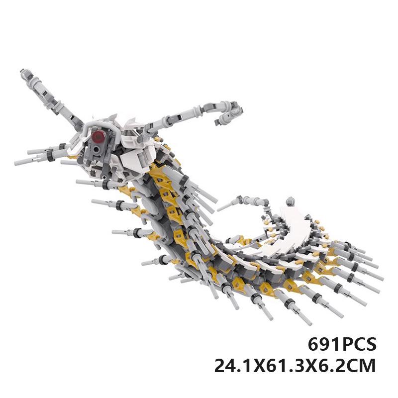 

M Building Block Is Compatible With Lego, Creative, Mecha, Big Centipede Set, Simulated Insects, Animals, And Assembled Children S Gifts.