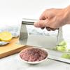 Burger Press Heavy Smash Meat Round Stainless Steel Kitchen Utensil Machine