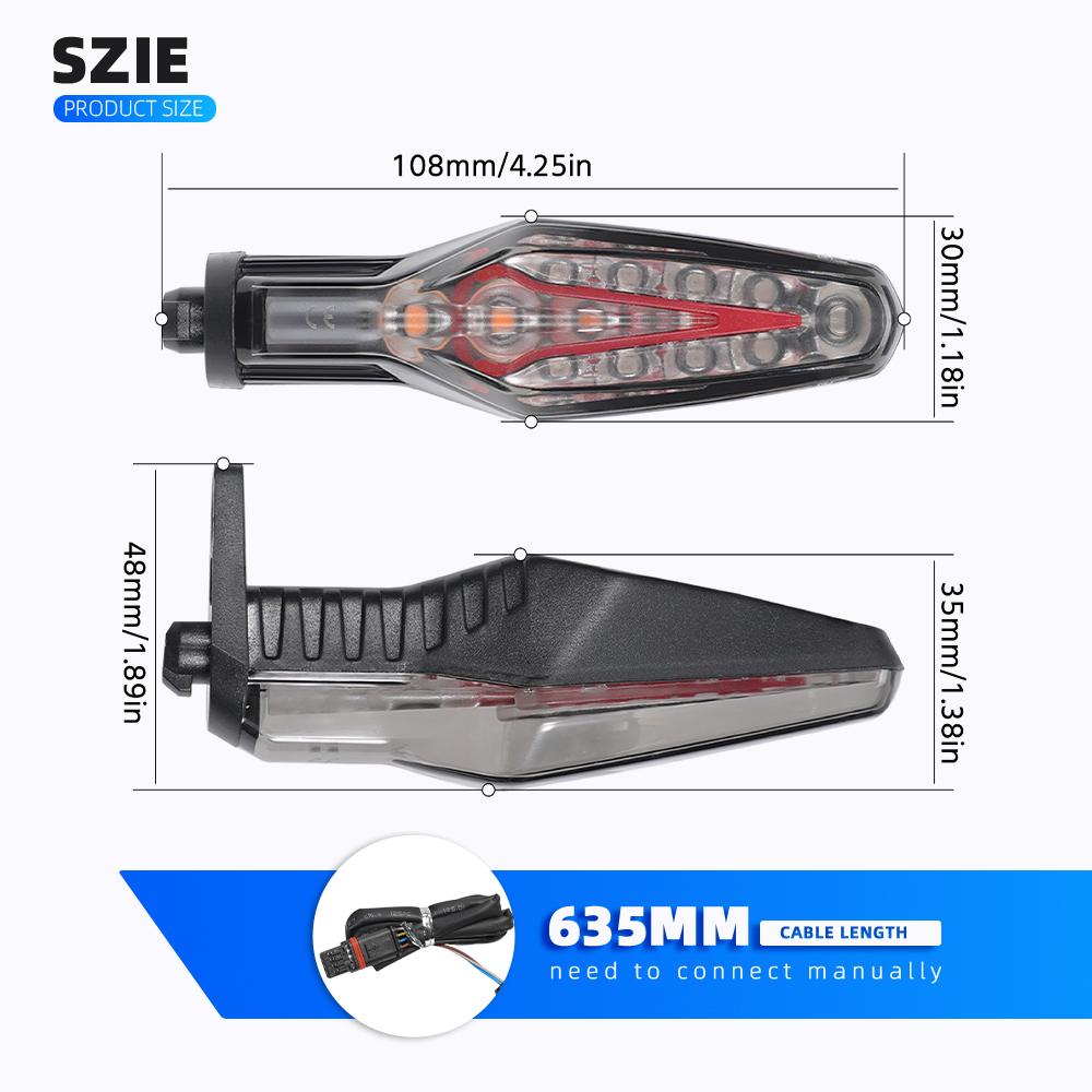 For BMW R1250GS ADV M1000RR S1000RR S1000XR S1000R S 1000 RR XR Motorcycle LED Turn Signal Rear Brake Tail Light Flashing Lamp